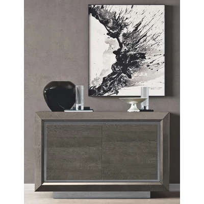 Elite Day 2-doors buffet chest of drawers - silver birch
