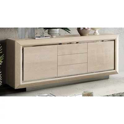 Nyírfa tálalószekrény; 2 ajtós; 3 fiókkal – CA Elite Day