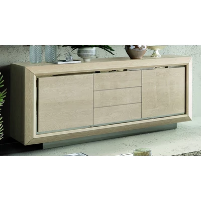 Nyírfa tálalószekrény; 2 ajtós; 3 fiókkal – CA Elite Day