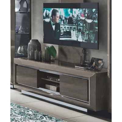 Elite Day TV commode - silver birch