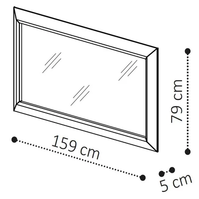 Elite Day Wide mirror - birch