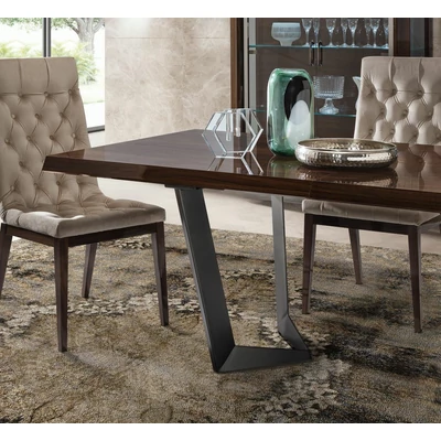 Elite Day NET Dining table 160x105 cm (+2x50 cm extendable) - veined walnut