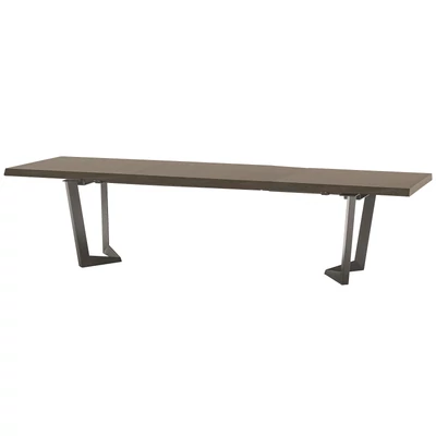 Elite Day NET Dining table 160x105 cm (+2x50 cm extendable) - silver birch