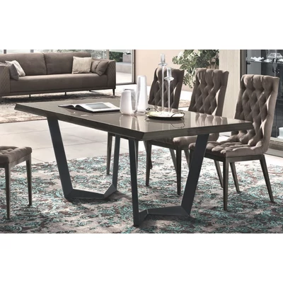 Ezüst nyír étkezőasztal; bővíthető – CA Elite Day Net