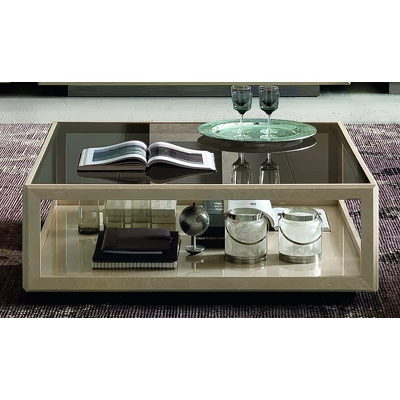 Elite Day Square shaped coffee table 120x120 cm - birch