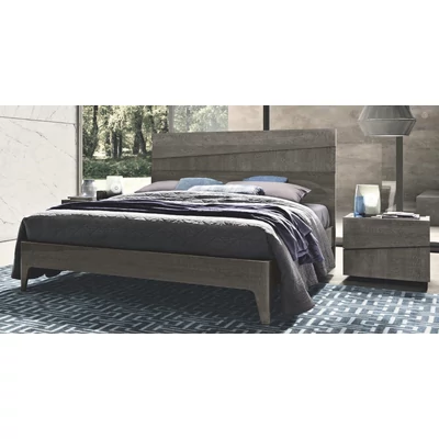 Tekno Double bedstead - silver birch