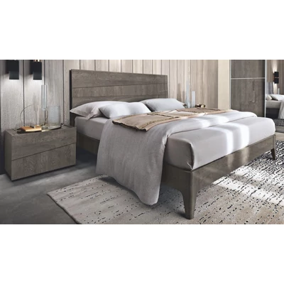 Tekno Double bedstead - silver birch