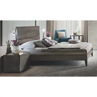 Tekno Double bedstead - silver birch