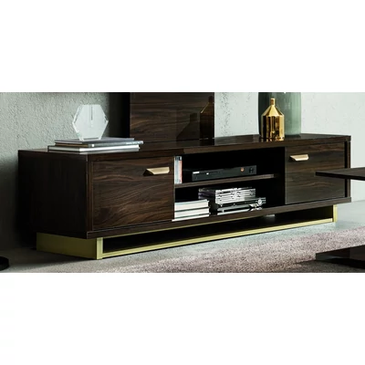 Volare Day TV commode - veined walnut