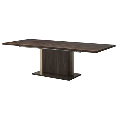Volare Day Dining table 145x101.5 (+45 cm extendable) - veined walnut