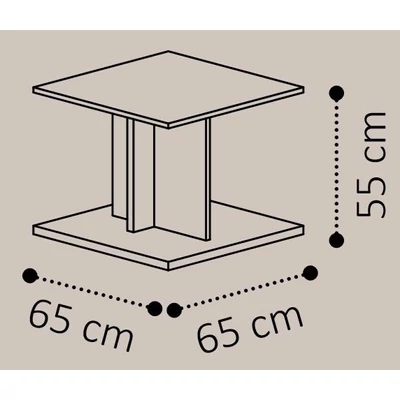 Volare Day Lamp table - veined walnut