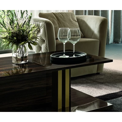 Volare Day Coffee table - veined walnut