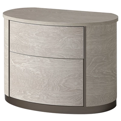 Maia Round éjjeliszekrény - nyírfa