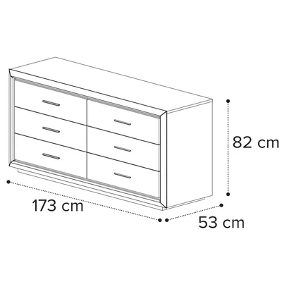 Elite Dressing table - silver birch