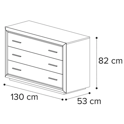 Elite Dressing table - silver birch
