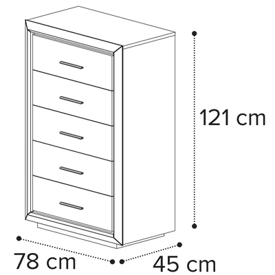 Elite Tallboy - silver birch