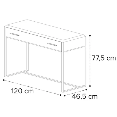 Elite Dressing table - silver birch