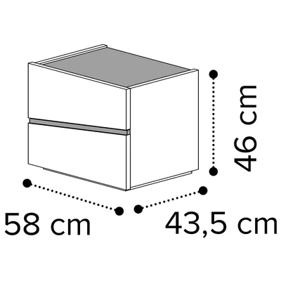 Alba Marmo Carrara Night table