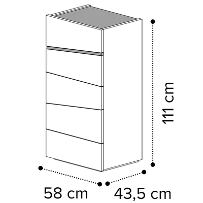 Alba Marmo Carrara Tallboy