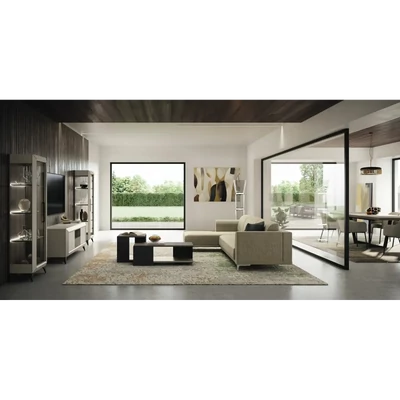 Bézs nappali garnitúra TV-szekrény szettel – CA Prestige Day