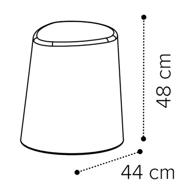 Sematikus ábra és méretek