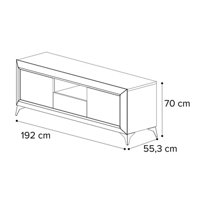 Sematikus ábra és méretek