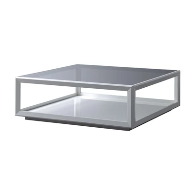 Fehér dohányzóasztal; négyzet alakú – CA Elite Day