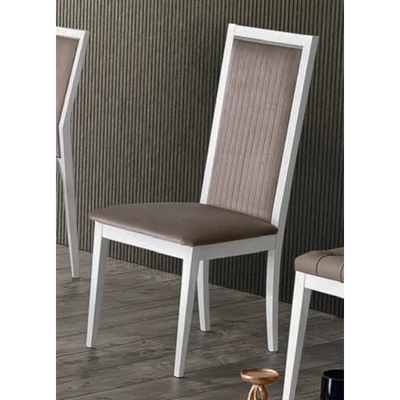 Fehér szék, kárpitozott – CA Elite Day Roma Stripe