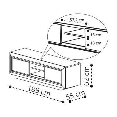 Sematikus ábra és méretek