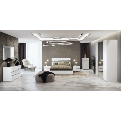 Alba Marmo Carrara olasz modern hálószoba garnitúra