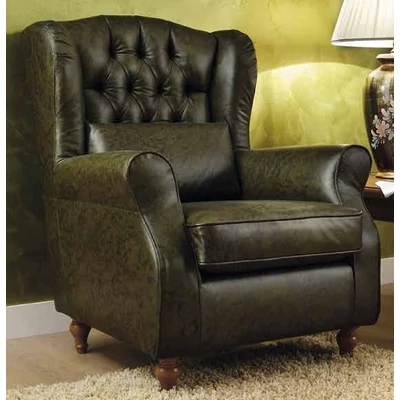 Nostalgia Day Armchair with faux leather
