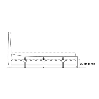 Bedframe holding structure