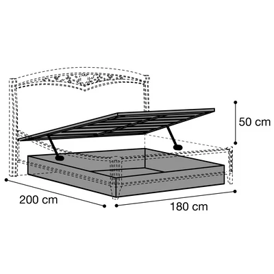 Bedding container structure