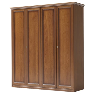 Nostalgia 3-doors cabinet - walnut, height: 250 cm