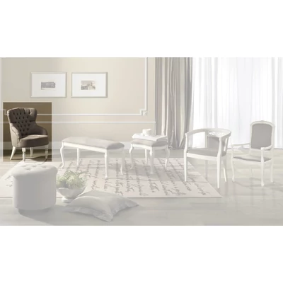 Nostalgia Guest armchair - antique white