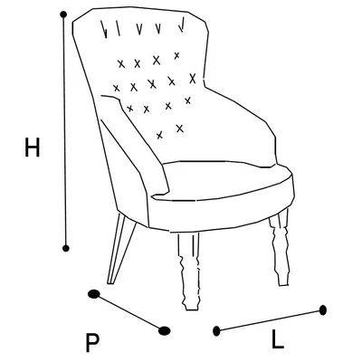 Nostalgia Guest armchair - antique white