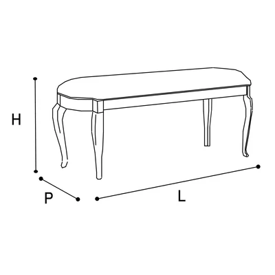 Nostalgia Bench - antique white