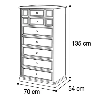 Giotto NOSTALGIA Tallboy - walnut