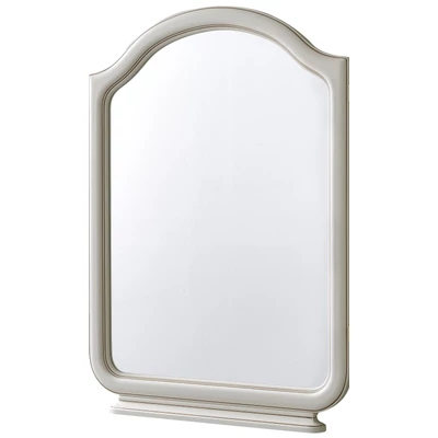 Nostalgia Gendarme ívelt tetejű tükör - antik fehér