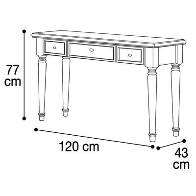 Giotto NOSTALGIA Dressing table - walnut