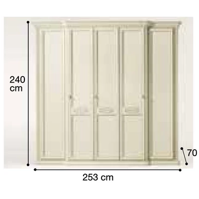 Siena 5-doors cabinet