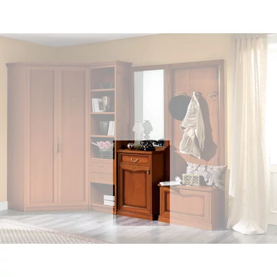 Nostalgia Day 1-door lower drawer element - walnut
