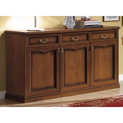 Nostalgia Day 3-doors buffet chest of drawers - walnut