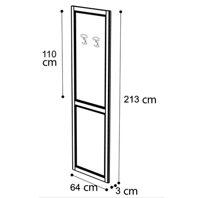 Nostalgia Day MINI Hall panel - walnut