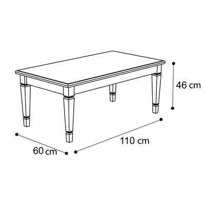 Nostalgia Day Coffee table - walnut