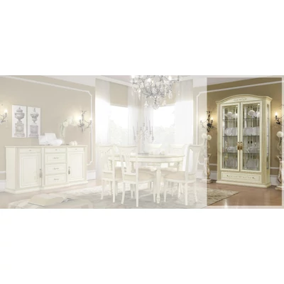 Siena Day 2-doors display cabinet with 2 spotlights