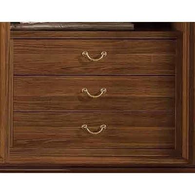 Torriani Interior 3-drawers block for 2-doors cabinet - walnut