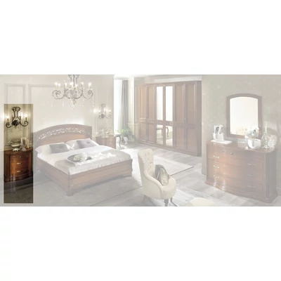 Torriani VIP Curved night table - walnut