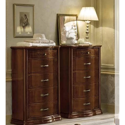 Torriani VIP Curved tallboy - walnut