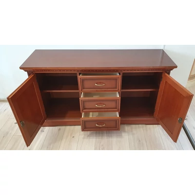Treviso Day 2-doors buffet chest of drawers with 3 drawers - cherry
